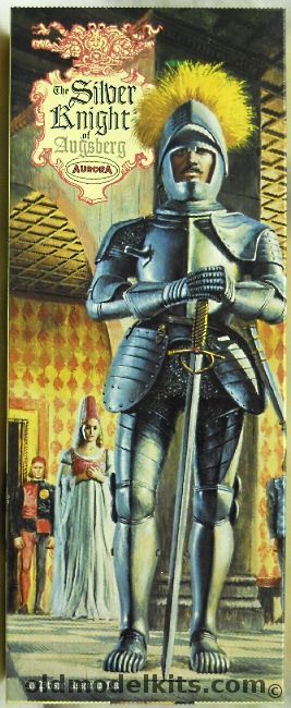 Aurora 1/8 The Silver Knight of Augsberg, 471-100 plastic model kit